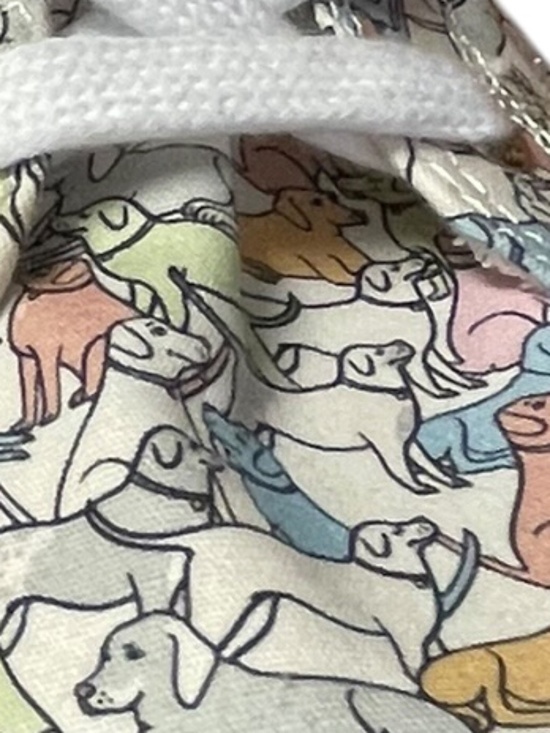 Bobs By Skechers Womens Comfort Shoes Dogs Lace Up Sneakers Size 8.5 EUC - Picture 3 of 10